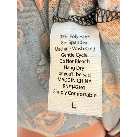 LuLaRoe Julia Dress Large Color Black Stretch Knee Length Comfy Soft - Picture 16 of 16